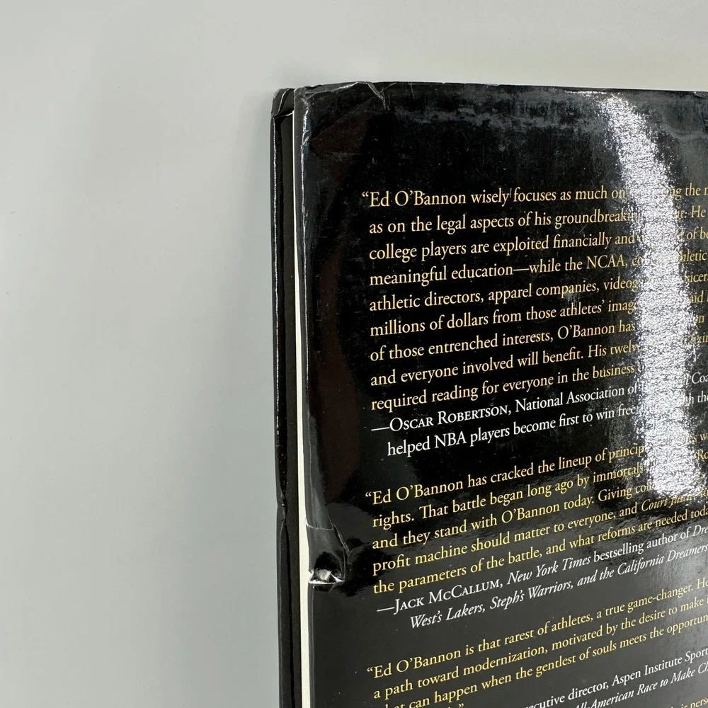 Court Justice Ed O'Bannon Michael McCann NCAA Battle Hardcover Book 2018